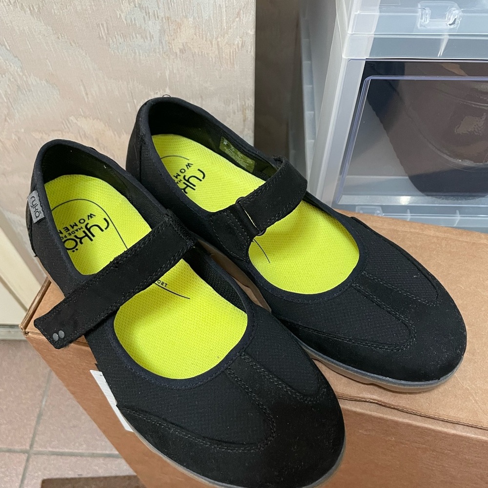 Ryka Black Mary Jane Sneakers